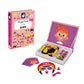 Janod Magnetibook 66 Pc Magnetic Girl Crazy Face Dress Up Game - Ages 3+ J02717
