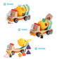 TOP BRIGHT Wooden Shape Sorter Toy for Toddlers - Multi-Color, Medium Size, Ideal for Learning and Matching, Model ID20308