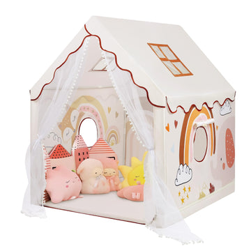 Kids Tent Animals Toddler Tent For Boys Girls,Large And Foldable Kids Playhouse With Windows, Portable And Lightweight Play Tent