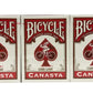 Samba Playing Cards Bicycle Canasta 3 Deck Set