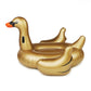 SWIMLINE ORIGINAL 90701 Inflatable Golden Goose Pool Float Floatie Ride-On Lounge W/ Stable Legs Wings Large Rideable Blow Up Summer Beach Swimming Party Lounge Big Raft Tube Decoration Toy Kids mature-themed