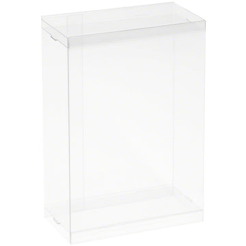 Dollsafe Clear Folding Display Box For Large 5-6 Inch Dolls And Action Figures, 5'' W X 2.5'' D X 6.5'' H, Pack Of 2