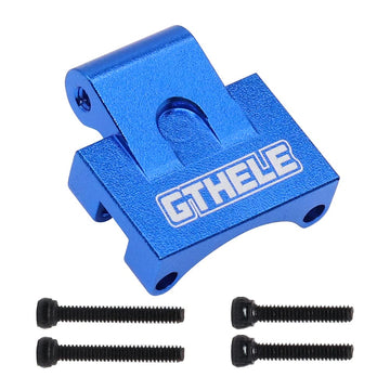 GTHELE Aluminum Rear Axle Truss Upper Link Mount for Axial SCX24 C10 JLU Gladiator Bronco Upgrade Part (Dark Blue)