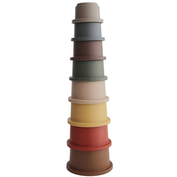 Mushie Stacking Cups Toy | Made In Denmark (Retro)
