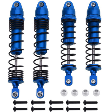 HobbyPark All Metal Aluminum Shocks for 1/10 Traxxas Slash Rustler Stampede 2WD 4x4 Hoss Bandit VXL Upgrades Shock Absorber Damp