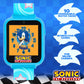 Accutime Kids Sega Sonic The Hedgehog Blue Educational Touchscreen Smart Watch Toy For Boys, Girls, Toddlers - Selfie Cam, Learning Games, Alarm, Calculator, Pedometer (Model: Snc4133Az)