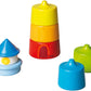 Haba Wooden Stacking Toy Rainbow Lighthouse, 8-Piece Building Blocks Set Made In Germany, Educational Wooden Toddler Toys For Motor Skills, Ages 1 And Up