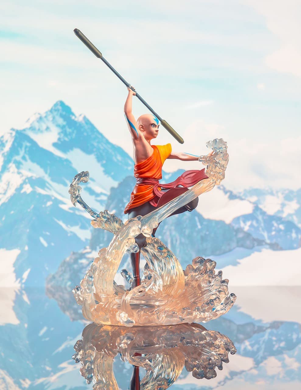 Diamond Select Toys Avatar Aang PVC Figure, 11 inches, Multicolor, Model APR202646