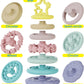 7 Pcs Stacking Toys Baby Toys, Toddler Montessori Sensory Soft Rings Stacker, Teething Infant Toy With Learning, Newborn Essentials Gifts For 6 9 12 18 Months One 1 Year Old Boys Girls