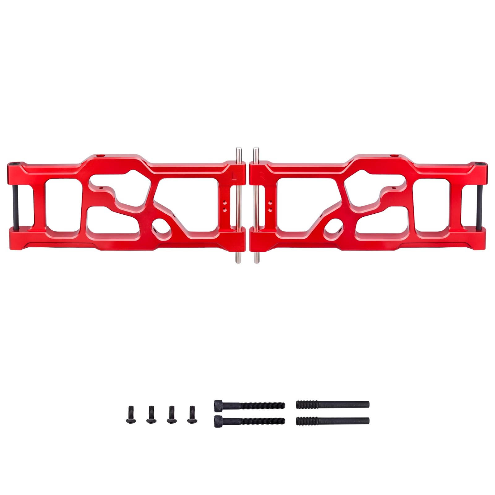 GoHobby Aluminum Rear Lower Suspension Arms for ARRMA Kraton 8S BLX 1/5 Scale RC Truck (1 Pair), Replaces ARA330590 Upgrades (Re
