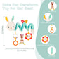 Fati Car Seat Toys Baby Toys For 0-6 Months, Newborn Toys Infant Toys 0-3 Months, Stroller Toys For Baby Crib Carseat, Sensory T