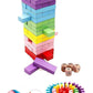 Kids Mandi Wooden Blocks (54 Pieces)  Stacking Game And Tumbling Building Block For Toddlers Kids | Timber Tower Wood Blocks | 