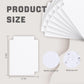 Qieoyk Trading Card Dividers - 100 White Dividers With Tabs For Games & Sports Card Boxes - 2.7 X 3.8 Inches