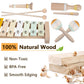 Baby Musical Instruments-Montessori Wooden Toys For Toddlers 1-3,Neutral Colors Percussion Instruments Set With Modern Boho Xylo