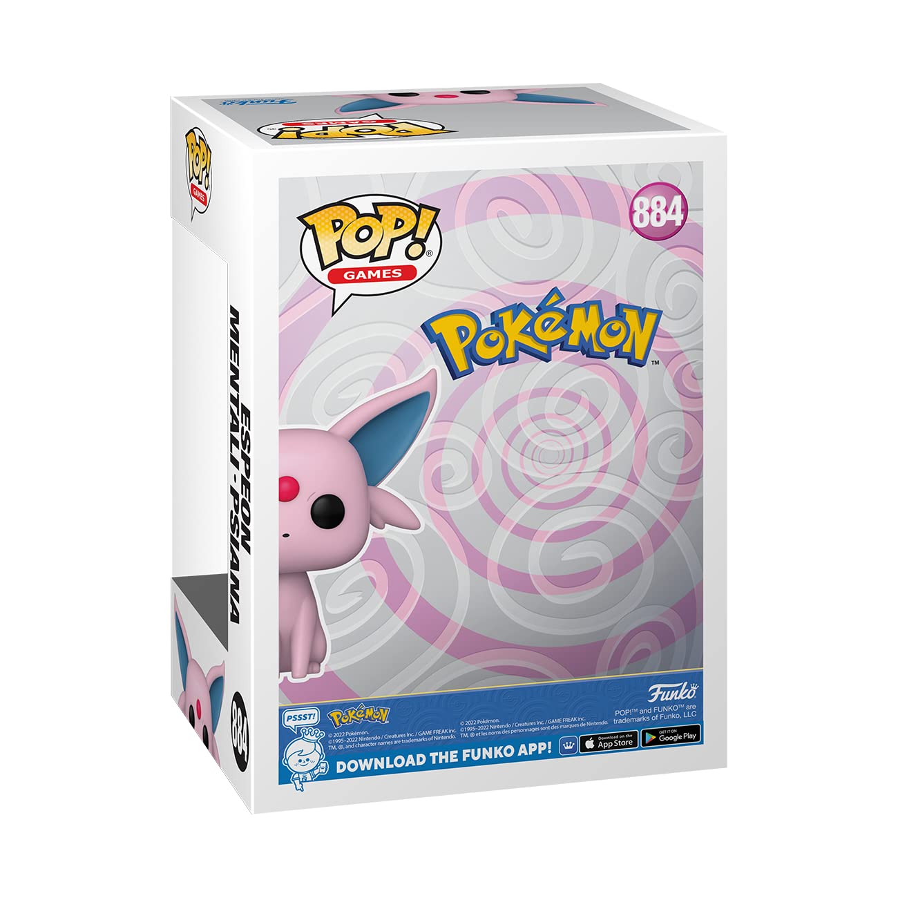 Funko Pop! Games: Pokemon - Espeon - Collectable Vinyl Figure - Gift Idea - Official Merchandise - Toys For Kids & Adults - Anime Fans - Model Figure For Collectors And Display