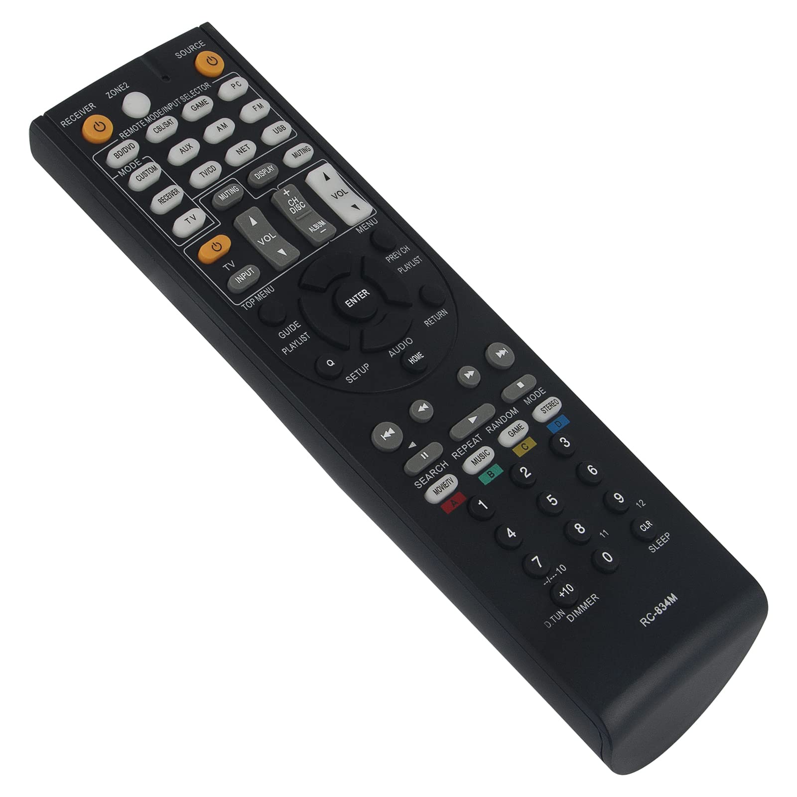 Beyution RC-834M Replace Remote Control Fit for Onkyo AV Receiver TX-NR515 TX-NR414 HT-RC440 HT-S6500 HT-S7500 HT-R791 HT-RC460 