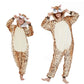 Acogna Cat Onesie Kids Animal Girls Costume Pajama Holiday Halloween Christmas Fleece Sleepwear Cosplay Suit, 140