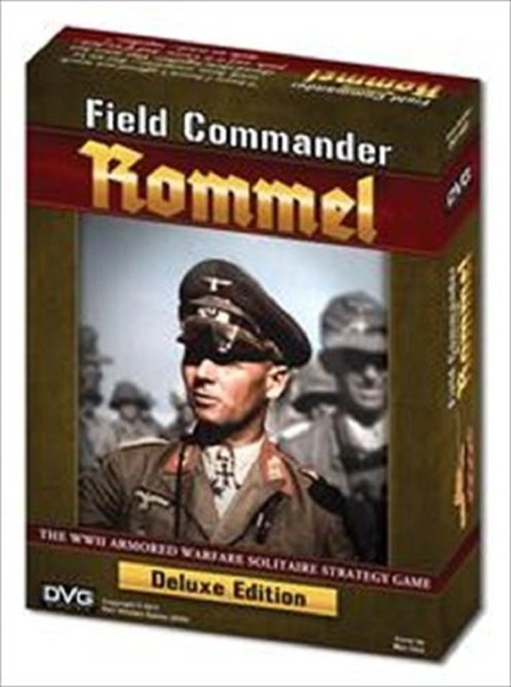 Dan Verssen Games Field Commander Rommel Deluxe - Plastic Board Game - 3079-11.20SJ-9442 - Color 3079-11.20sj-9442