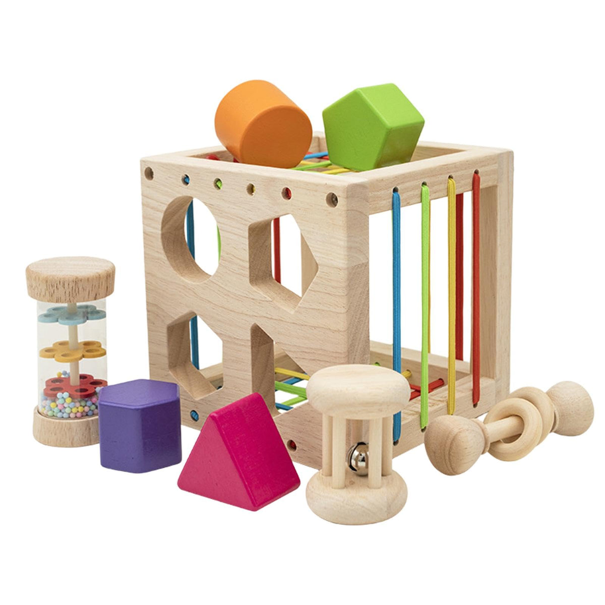 Styleheaven Shape Sorter Toys Developmental Learning Toy Sensory Toy For Kids Girls Baby
