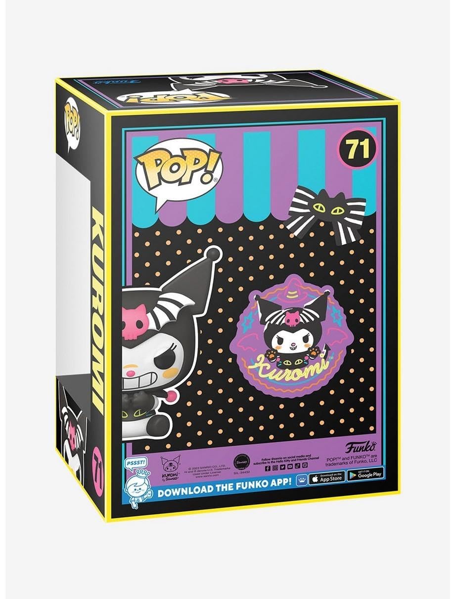 Funko Pop! Kuromi (Black Light) Hot Topic Exclusive Vinyl Figure