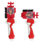 Battling Sparking String Launcher  World Spriggan Top Burst Launcher Set  Left and Right Spin String Launcher Grip Compatible with All Bey Burst Series - Red