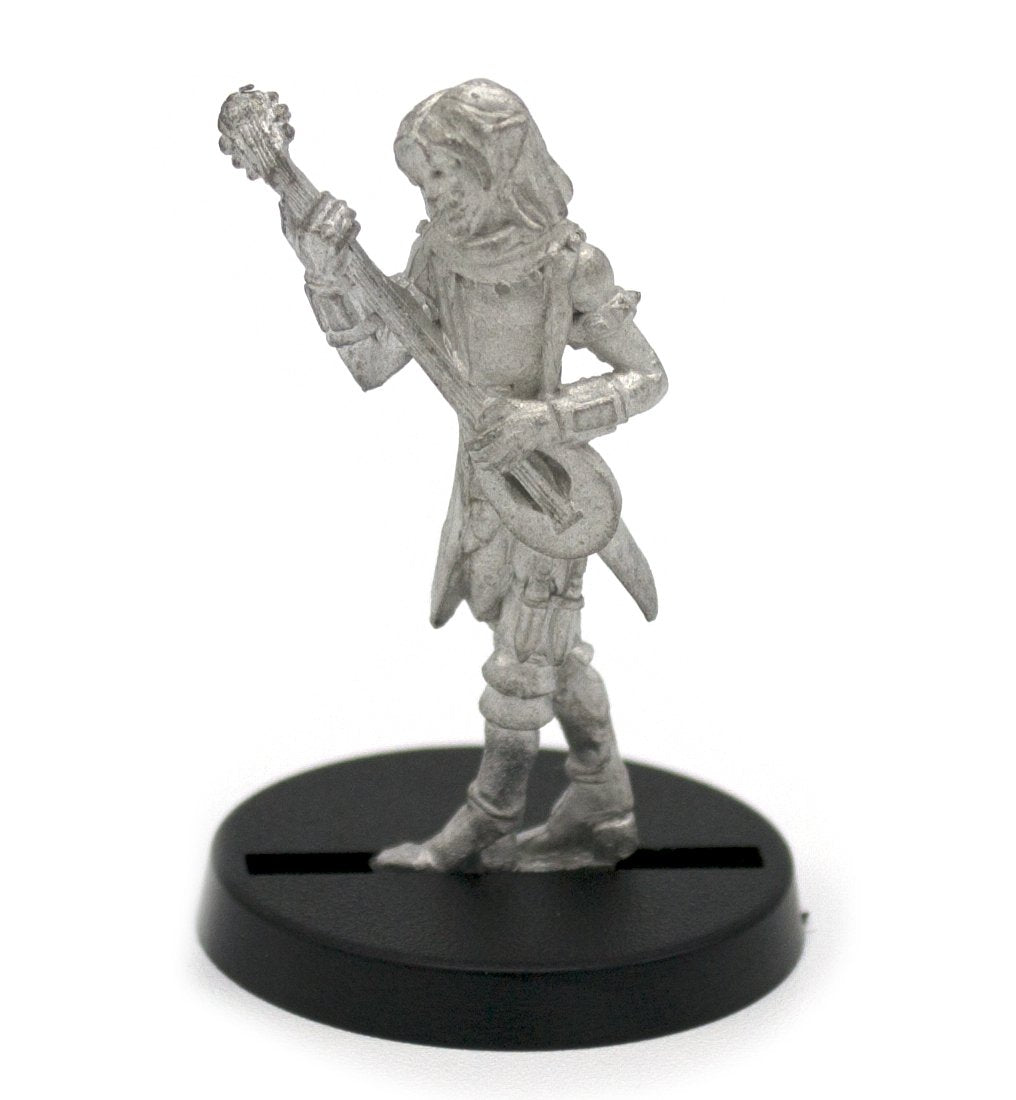 Stonehaven Elf Bard Miniature Figure (For 28Mm Scale Table Top War Games) - Made In Usa