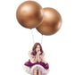 24 Inch Big Round Balloons 7Pcs Thick Giant Balloons For Photo Shoot Wedding Baby Shower Birthday Party Decorations(Gold)