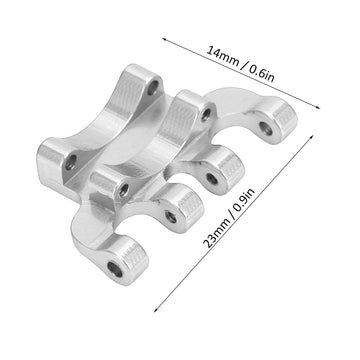 Rear Axle Truss, Rear Axle Truss Aluminum Alloy Axial Scx24 Upgrades With Screws For Axial Scx24/90081/C10 1/24 Simulated Rc Car