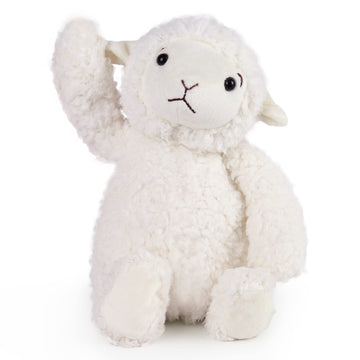 Lotfancy Lamb Stuffed Animal, 12' Stuffed Lamb Plush For Baby, Cuddly Fluffy Sheep Toy, Plushies For Newborn Nursery, Easter Decoration