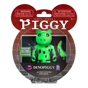 Piggy Action Figure - Dinopiggy Articulated Buildable Action Figure Toy, Series 1 Collectible