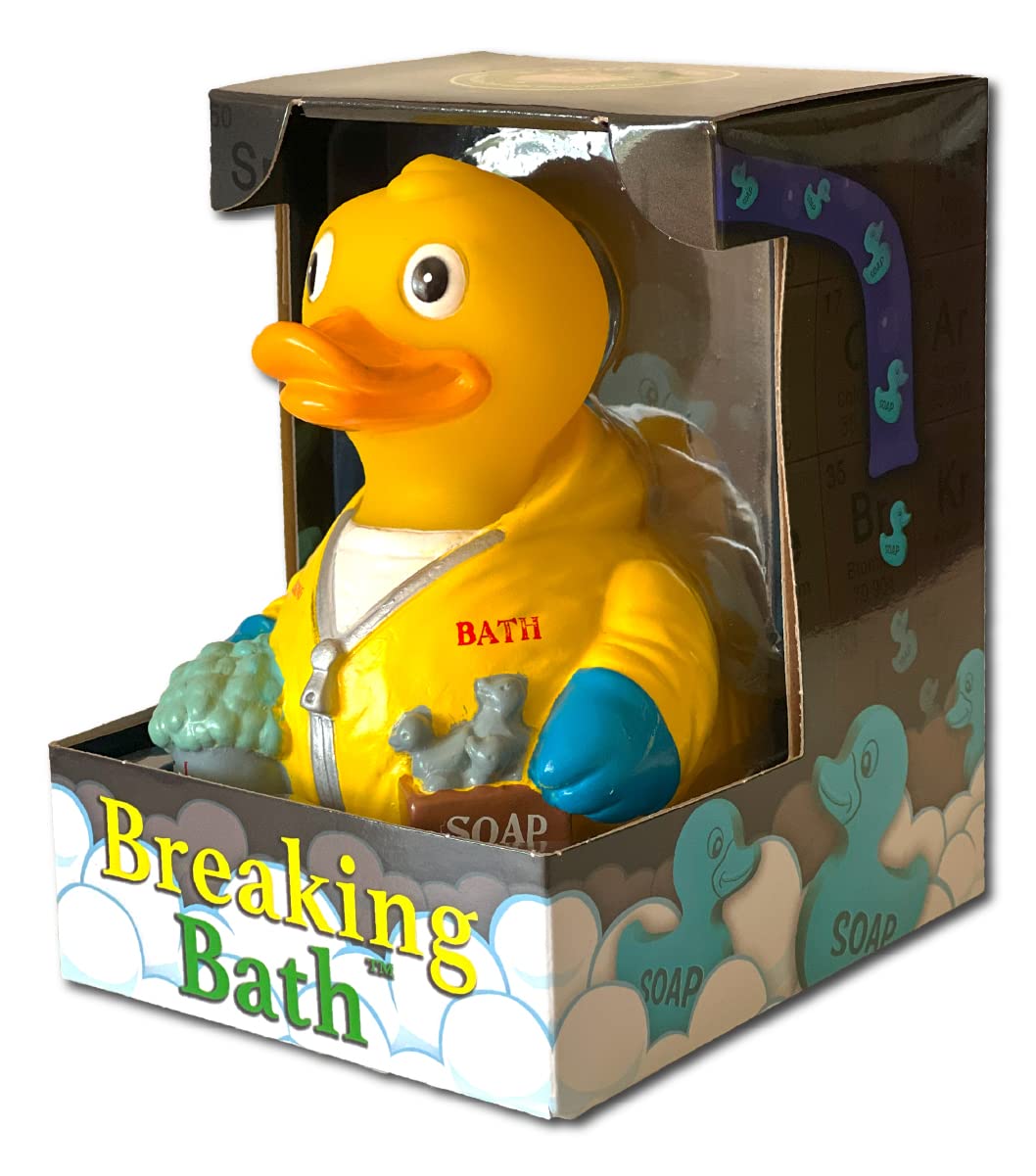 CelebriDucks - Breaking Bath - Floating Rubber Ducks - Collectible Bath Toy Gift for Kids & Adults of All Ages