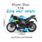 Gilumza Pull Back Motorcycle Toys, Tiny Gift With Music Lighting, Race Motorcycles Toy For Boys Kids Age 3 4 5 6 7 8 Year Old (B