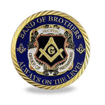 Glamtune Masonic Challenge Coin Master Mason Freemasonry Brotherhood Coin