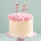 70th Birthday Candles, 3D Diamond Shape Number 70 Candles Happy Birthday Cake Topper Numeral Candles for Birthday Wedding Decora