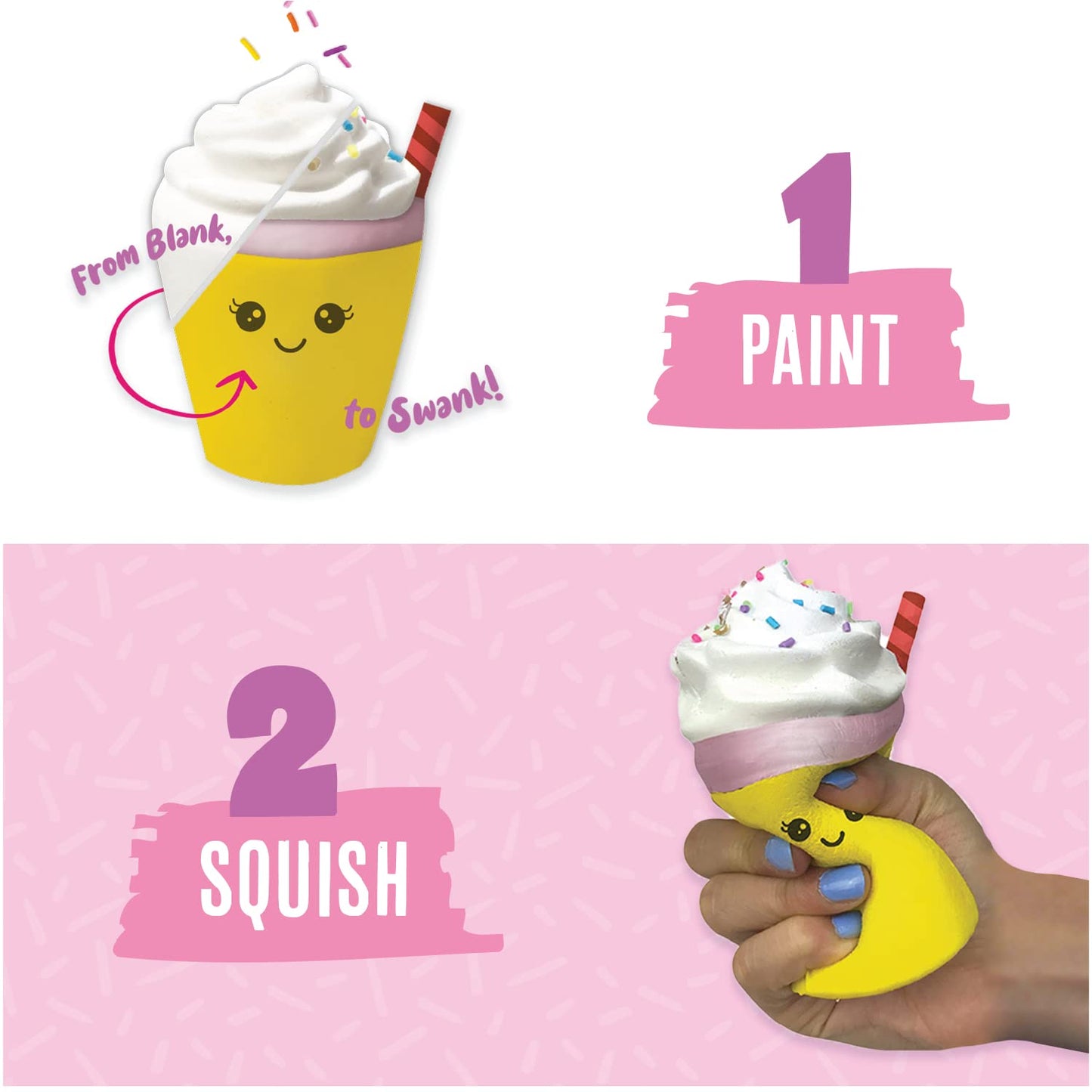 DOODLE HOG Food Squishies Kit  Squishy Maker Crafts for Girls Ages 8  Paint Your Own Squishies Kit  Squishy Painting Kit  Arts a