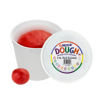 Hygloss 5 lb. Red Cherry Scented Modeling Dough - Bulk Pack for Classroom Use, Dough for Kids, Non-Toxic, Multi-Use dough, Ideal
