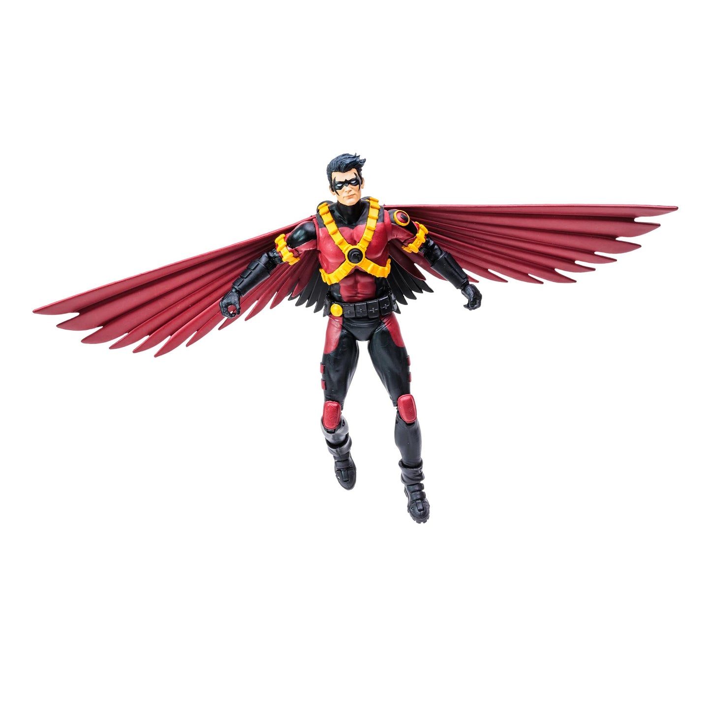 McFarlane Toys DC Multiverse Red Robin 7" Action Figure, Multicolor, PVC, Model 15251, Includes Accessories