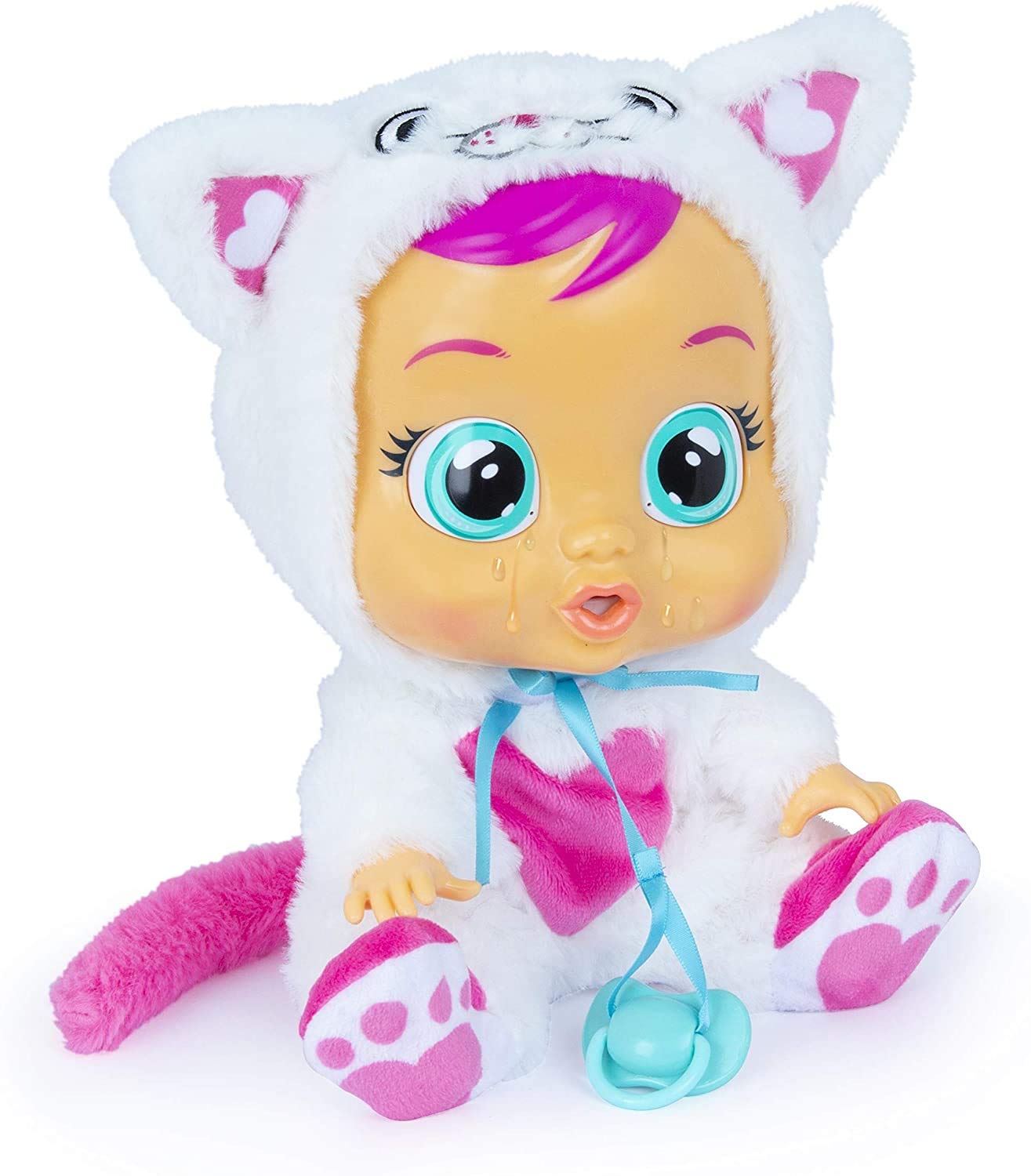 Cry Babies Daisy | Interactive Baby Doll Crying Real Tears With Pyjama - Toys & Lifelike Baby Doll For Kids +18 Months