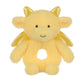 Apricot Lamb Dragon Rattle Soft Baby Rattle For Boys And Girls, Plush Stuffed Animal Rattle Toy Lovey For The Newborn, 0-3 Month