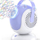 Joyfuture Bubble Machine - Automatic Bubbles Blower For Kids, Toddlers - 360 Oscillation & 75 Adjustment, Bubble Toys With Led L
