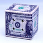 Kugoa Speed Cube 3x3 Magic Cube Puzzle, ABS Material, 5.6cm Size, One-Dollar Notes Facade Design, Ideal for Teens and Adults