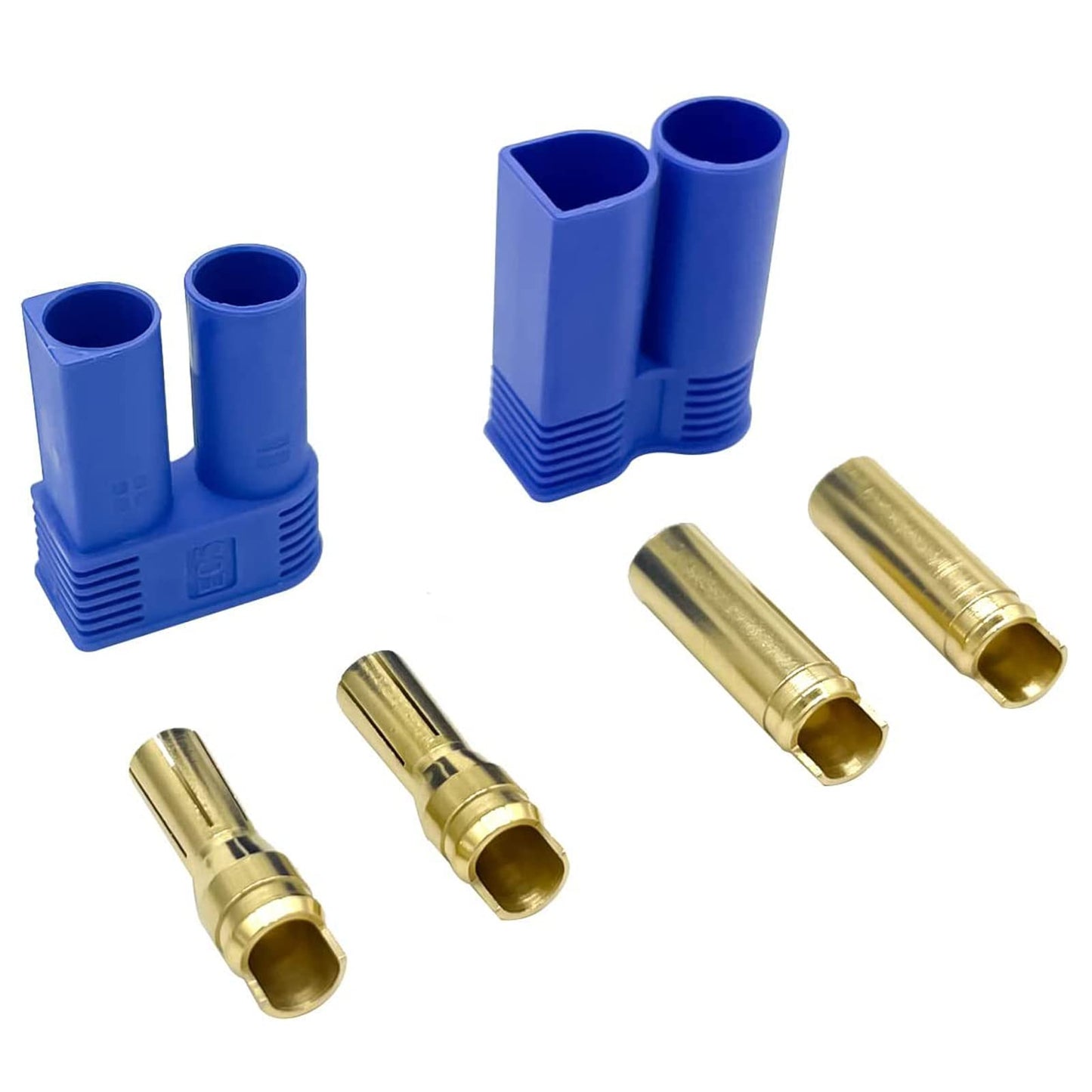 LINSYRC 10Sets EC5 Battery Connector Adapter Gold-Plated 5MM Banana Plug Bullet Male Female Connector for RC ESC Lipo Battery