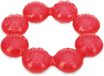 Nuby Pur Ice Bite Soother Ring Teether (1 Count, Red)