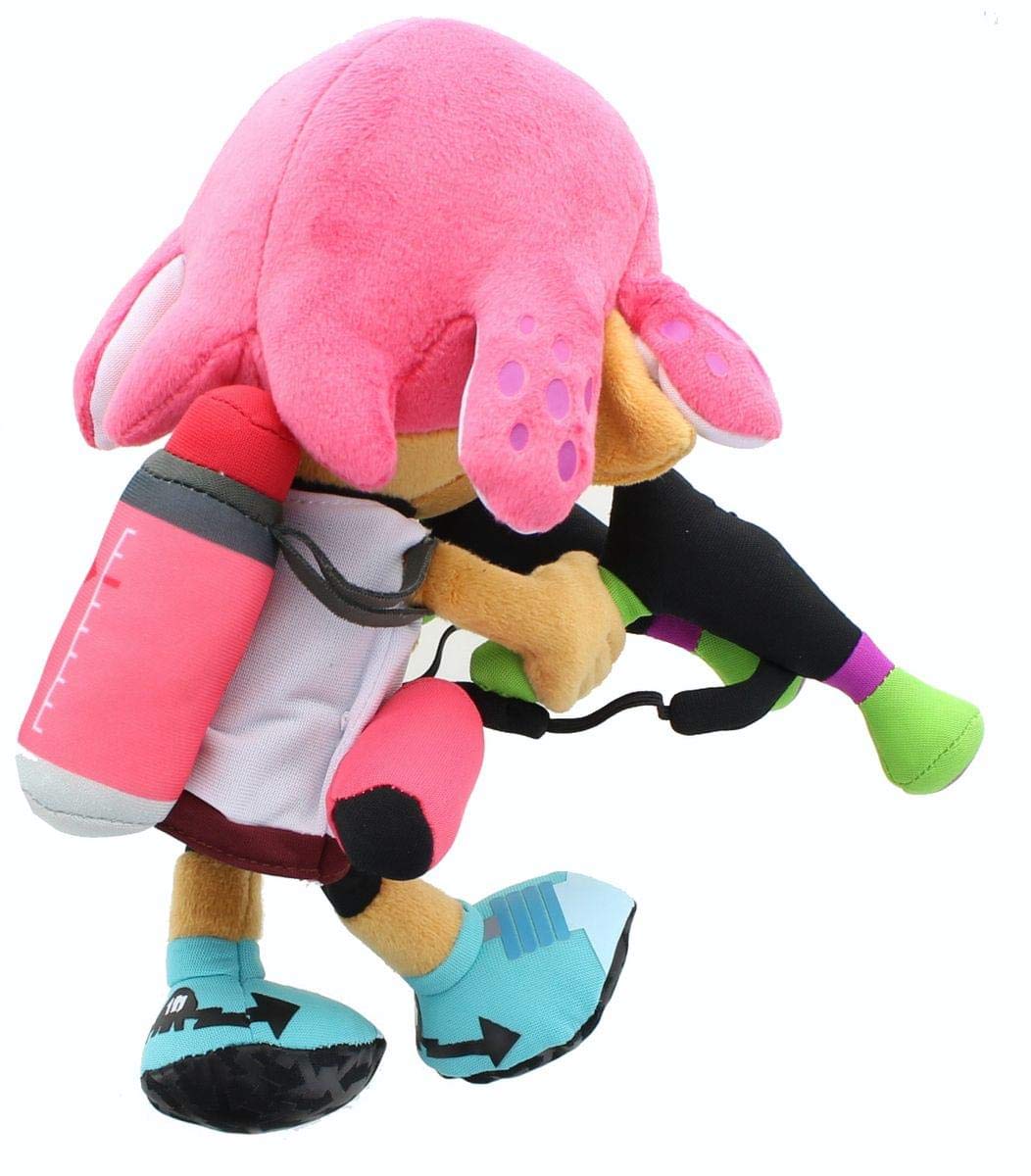 Little Buddy 1660 Splatoon 2 Series Inkling Girl Neon Pink 9.5 Plush