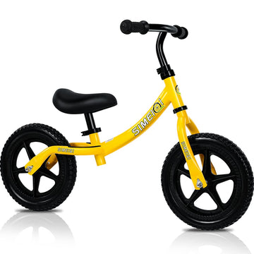 Simeiqi 12' Balance Bike For Boys Girls 2 3 4 5 Years Old No Pedal Walking Balance Training Sports Bicycle For Kids Toddlers