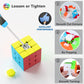 Full Size 3X3X3 Speed Cube Set, 2.2In Puzzle Party Favors Toy Stickerless Magic Cube Set, School Classroom Prize For Students, Birthday Party Stocking Stuffers Gifts For Kids Teens Adults(10 Pack)