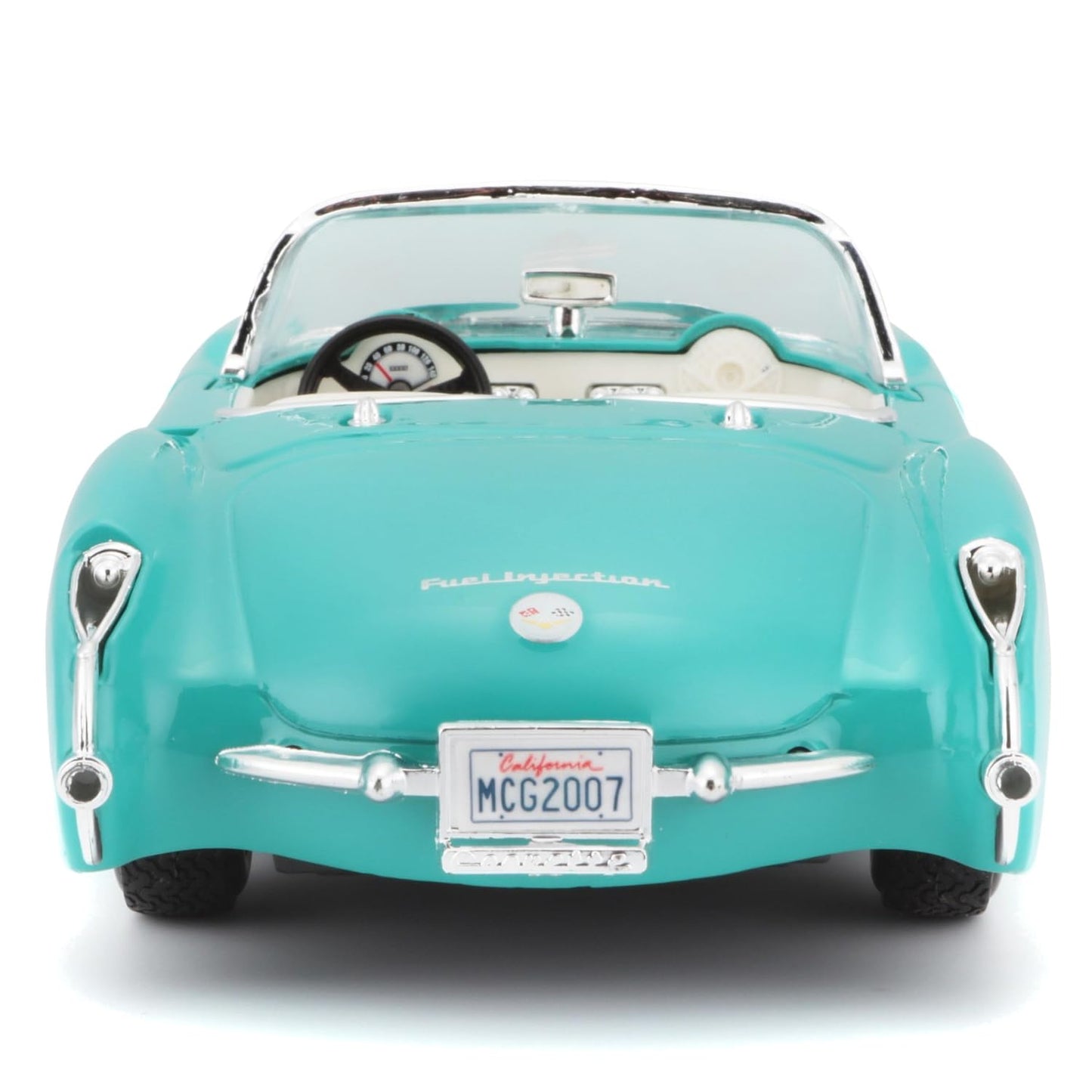 1957 Chevrolet Corvette Convertible Turquoise 1/24 Diecast Model Car by Maisto