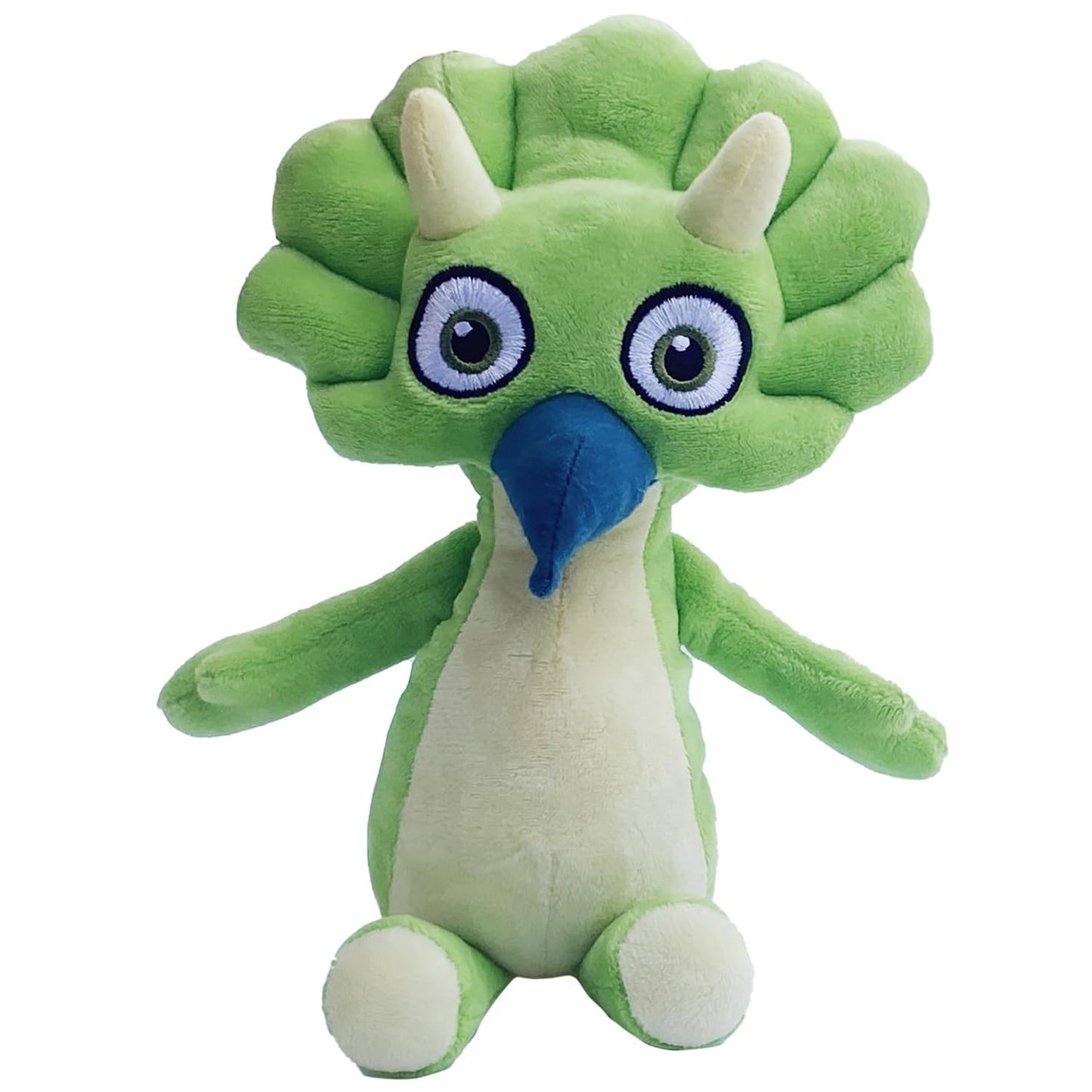 Gigantosaurus: 10'' Dinosaur Soft Plush - Tiny - Green & Blue Huggable Dino, Soft Texture Stuffed Toy, TV Series Character, Todd