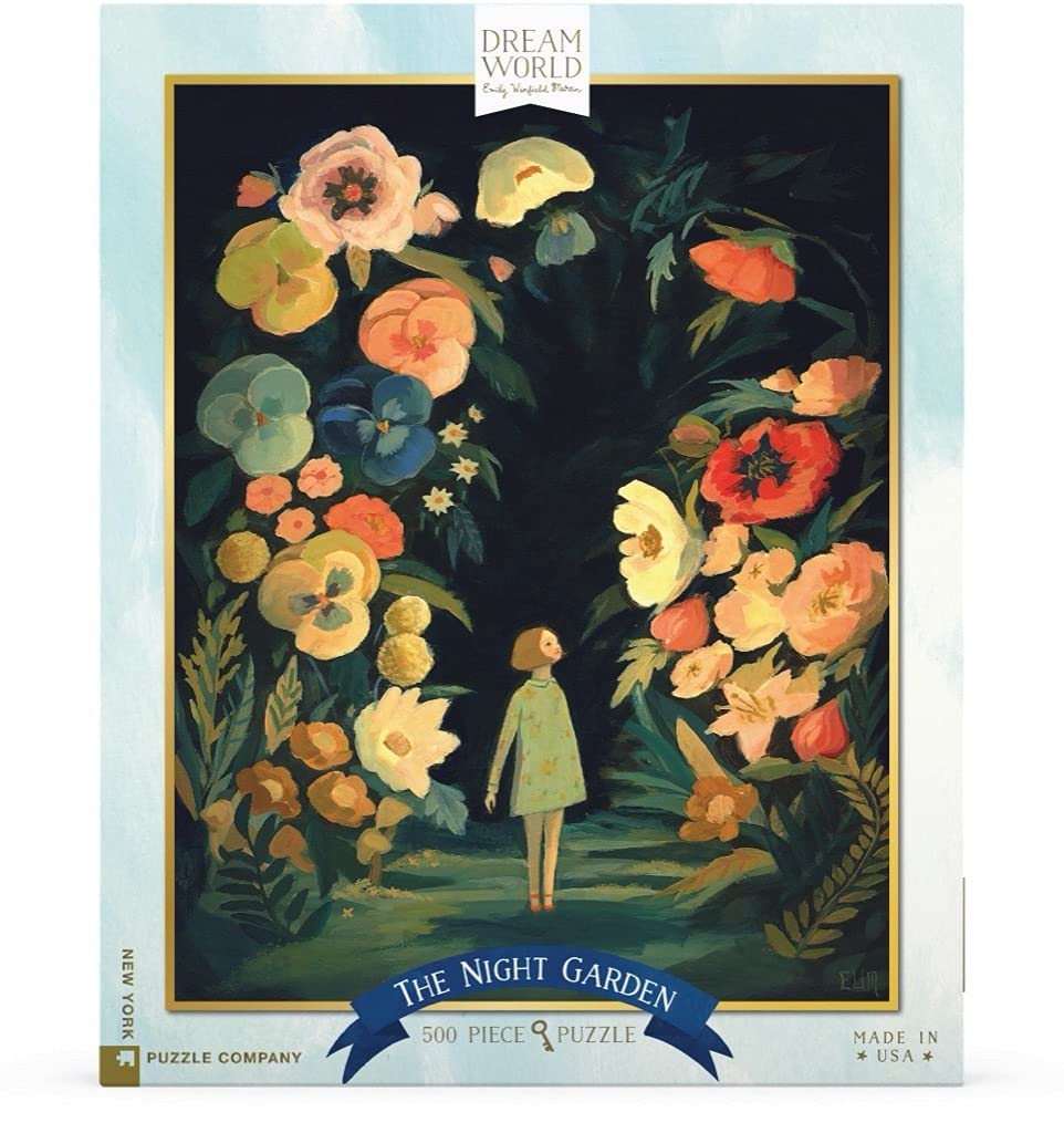 New York Puzzle Company - Dream World The Night Garden - 500 Piece Jigsaw Puzzle For Family Game Nights By Emily Winfield Martin