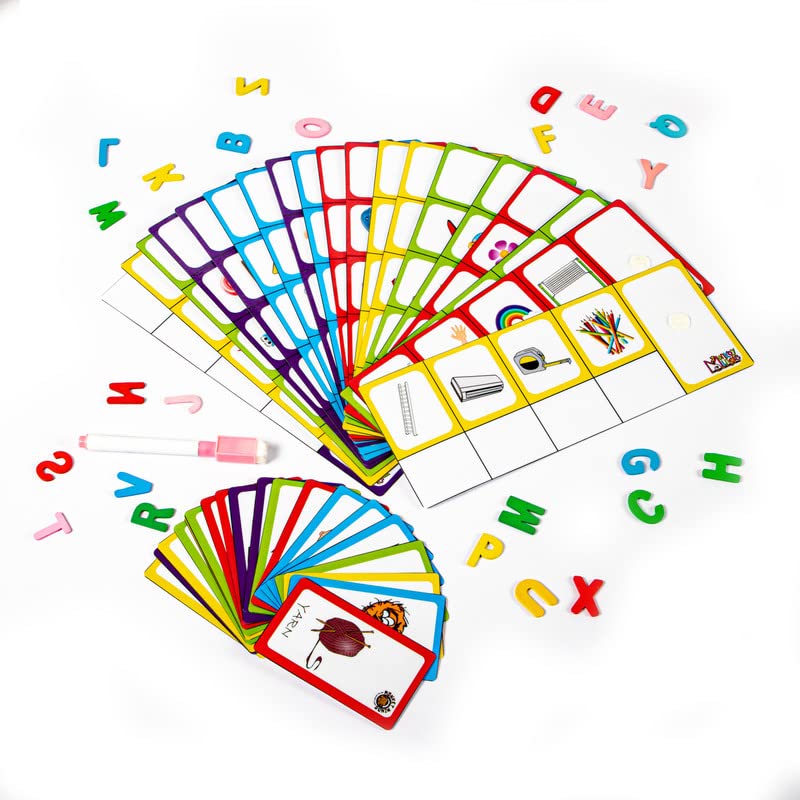 Monkey Minds//Language  Build a Word  4 Letters //Early Educational Toy and Learning Activity//Concept of Phonics, Alphabets a